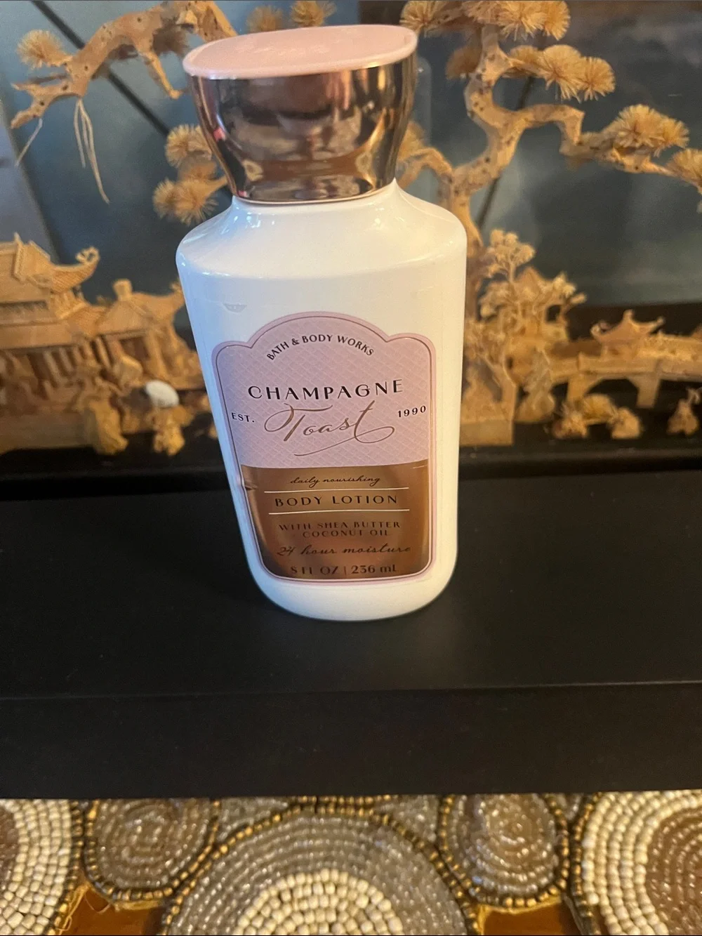 Bath & Body Works Champagne Toast Body Lotion - Pink & White